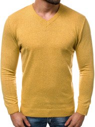 OZONEE O/6002/18 Muški džemper žuti