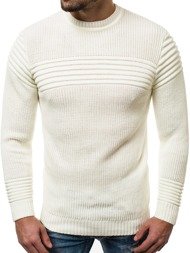 OZONEE O/6011 Muški džemper ecru