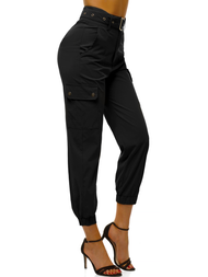 Ženske jogger hlače Crne OZONEE O/HM001