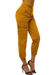 Ženske jogger hlače Žute OZONEE O/HM001
