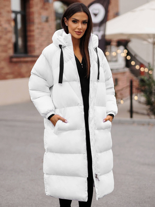 Ženska jakna bijela OZONEE JS/5M3163/281Z