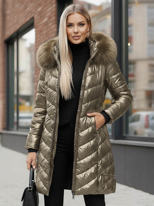 Ženska Jakna Zlatni OZONEE JS/16M9100/403Z