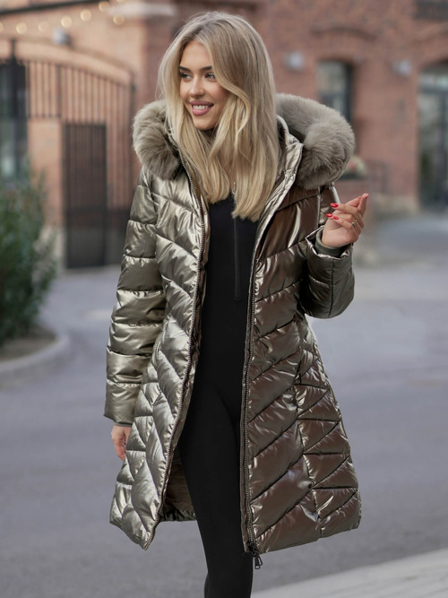 Ženska Jakna Zlatni OZONEE JS/16M9100/403Z